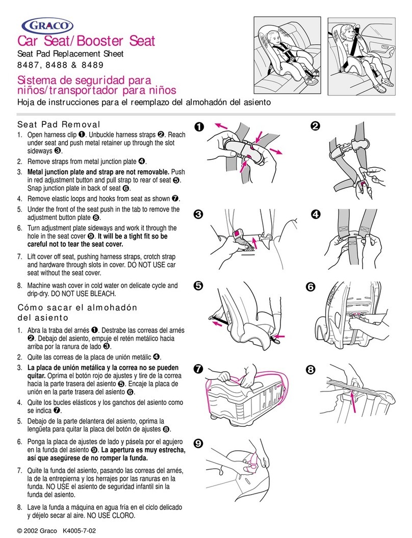 Graco 8487 Parts list manual