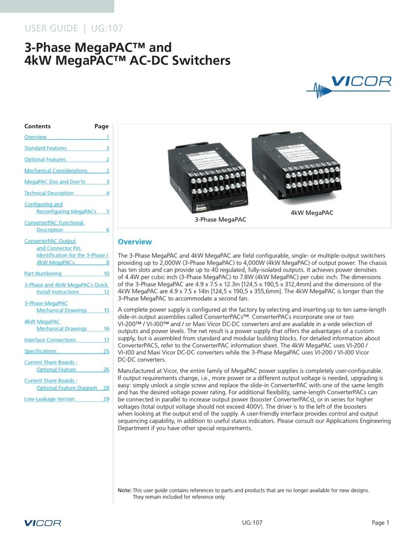 VICOR MegaPAC 3-Phase user guide