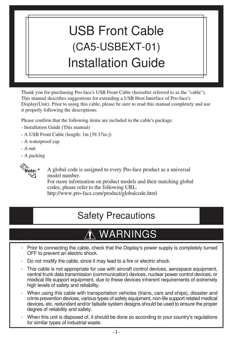 Digital Electronics Corporation CA5-USBEXT-01 installation guide