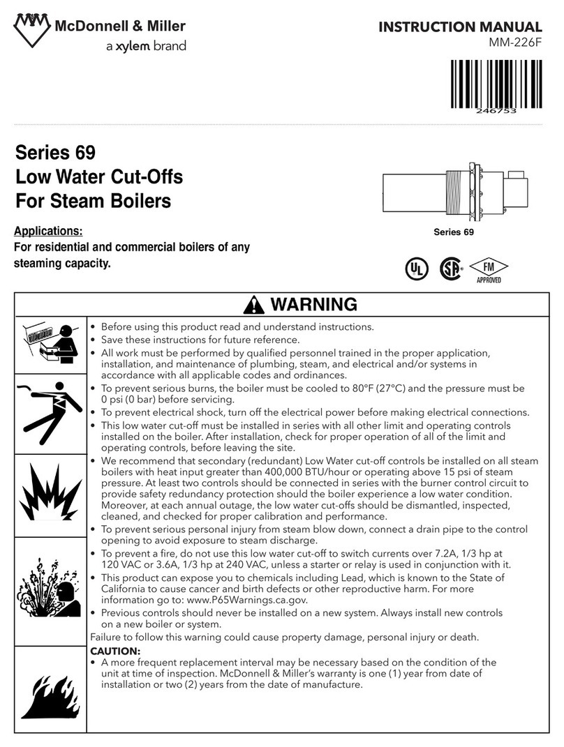 Xylem McDonnell & Miller 69 Series User manual