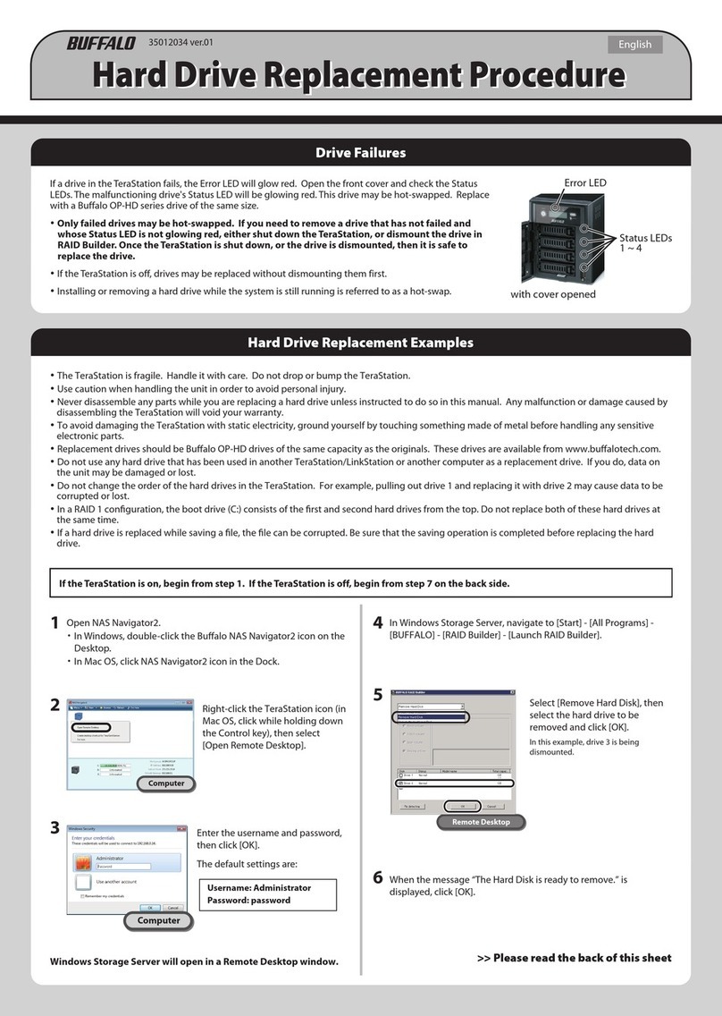 Buffalo WS-QV4TL/R5 Replacement manual