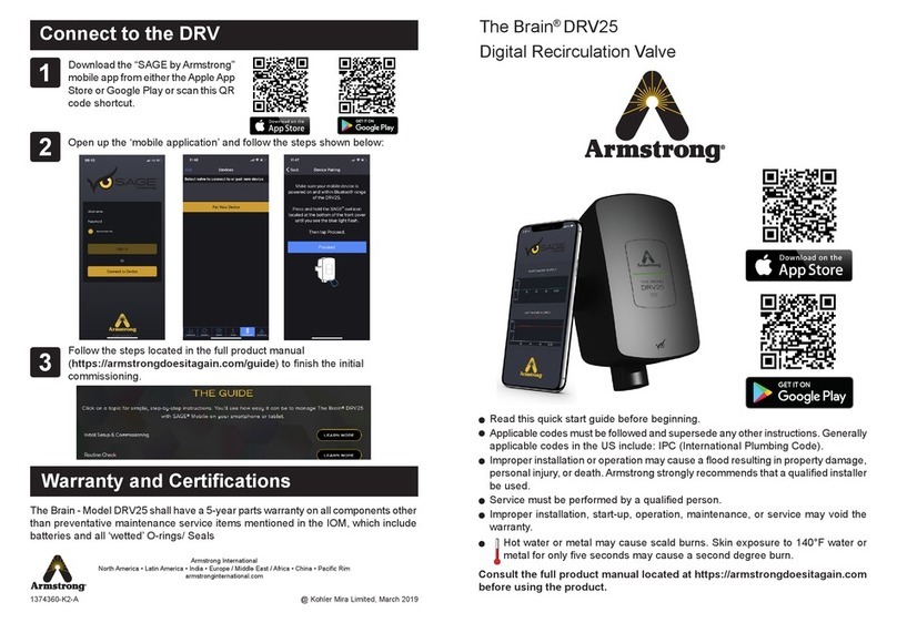 Armstrong The Brain DRV25 User manual Armstrong The Brain DRV25 User manual