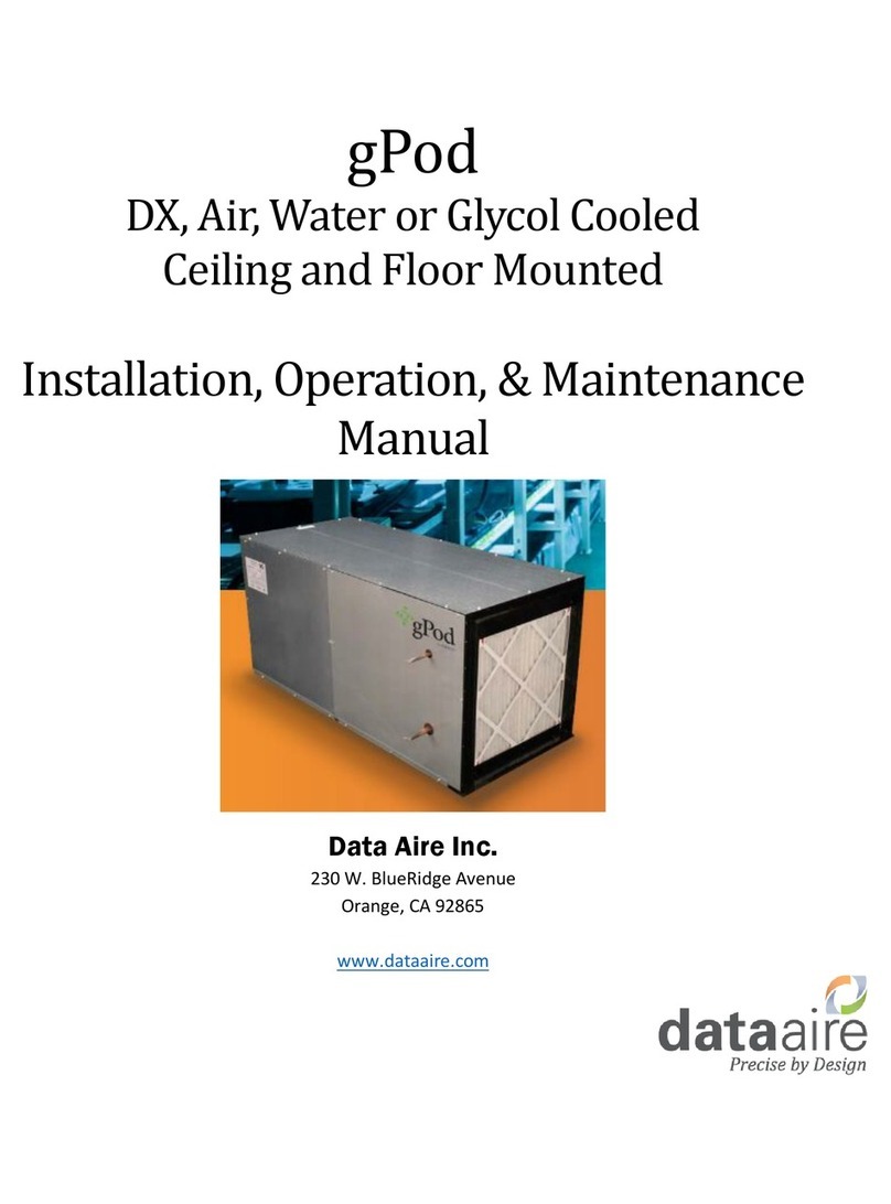 Data Aire gPod Installation, operation & maintenance manual