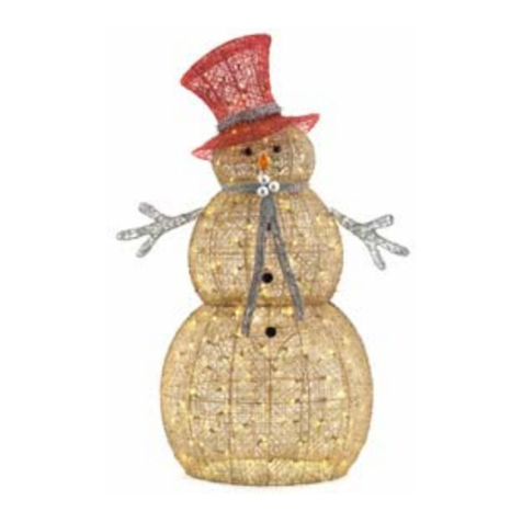 Home Accents Holiday TY364-1411 Assembly instructions