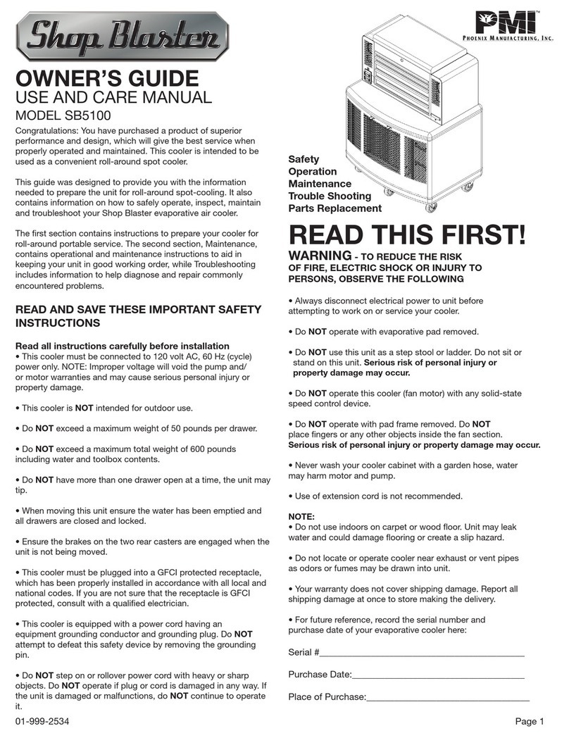 PMI SB5100 owner's guide