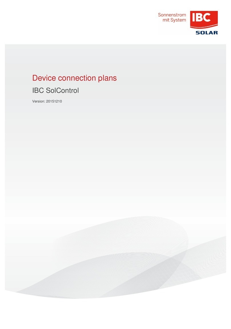 IBC SOLAR SolControl Pro manual