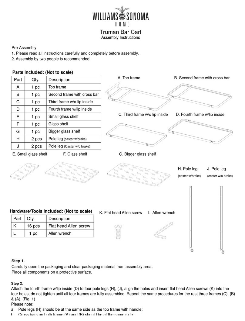 Williams-Sonoma Truman Assembly instructions