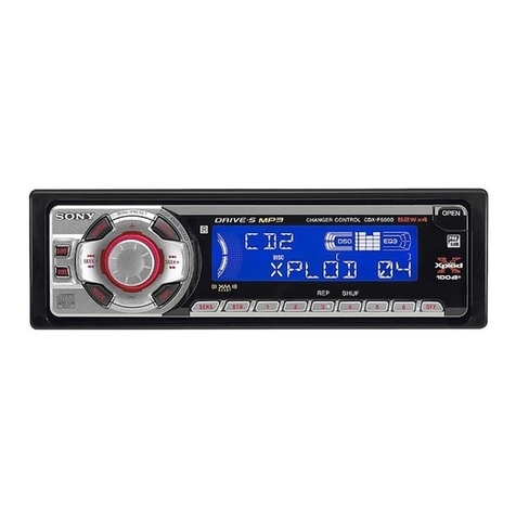 Sony CDX-F5500  (XT-XM1) Service manual
