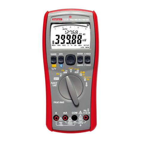 SEFRAM 7352B user manual