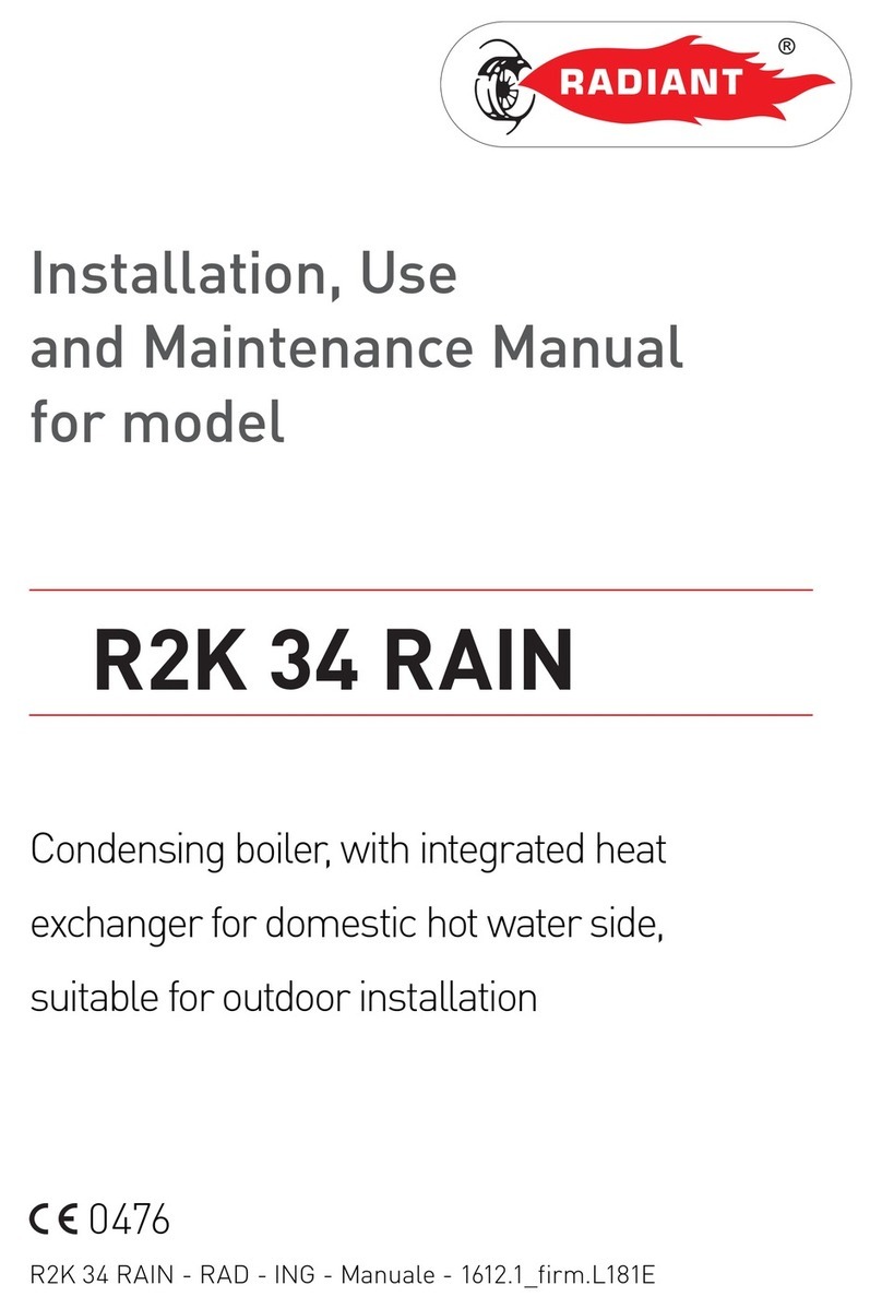 Radiant R2K 34 RAIN User manual