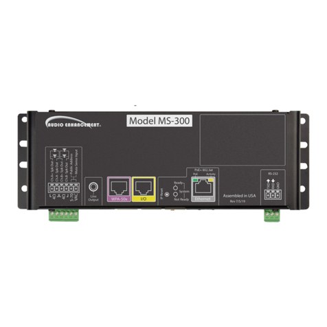 Audio enhancement MS-300 Quick start manual