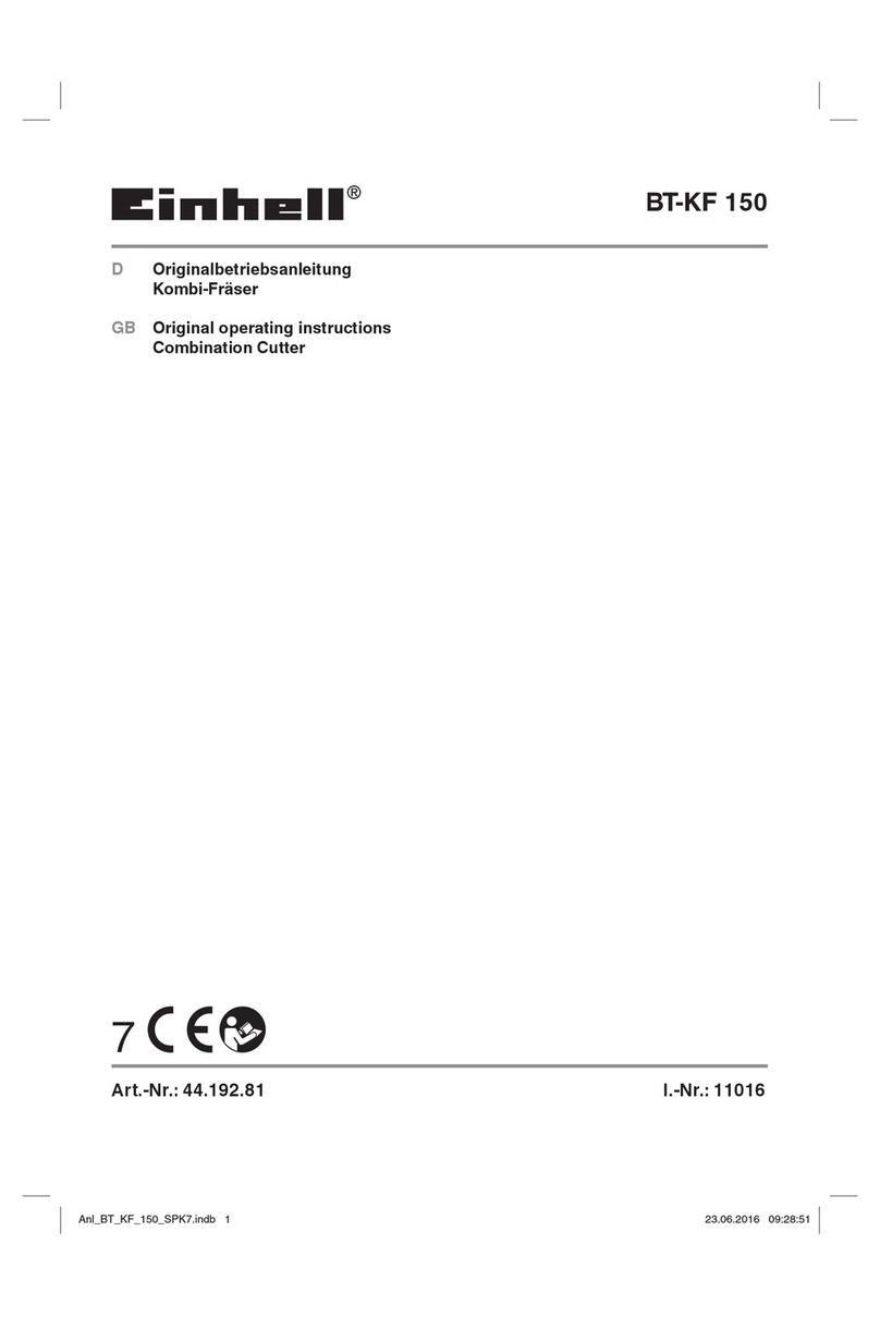 EINHELL BT-KF 150 User manual