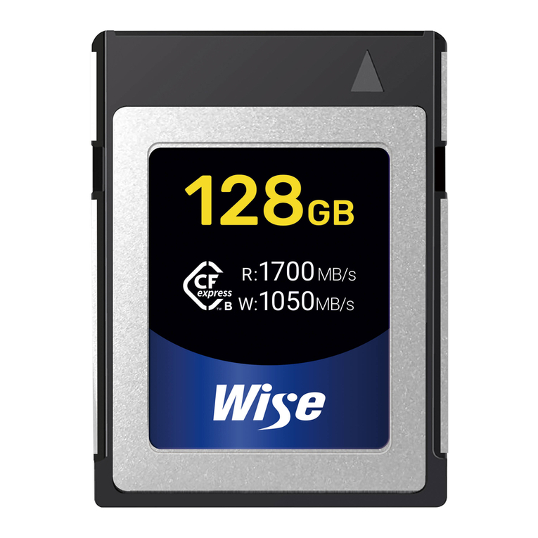 Wise CFexpress CFX-B Series quick start guide