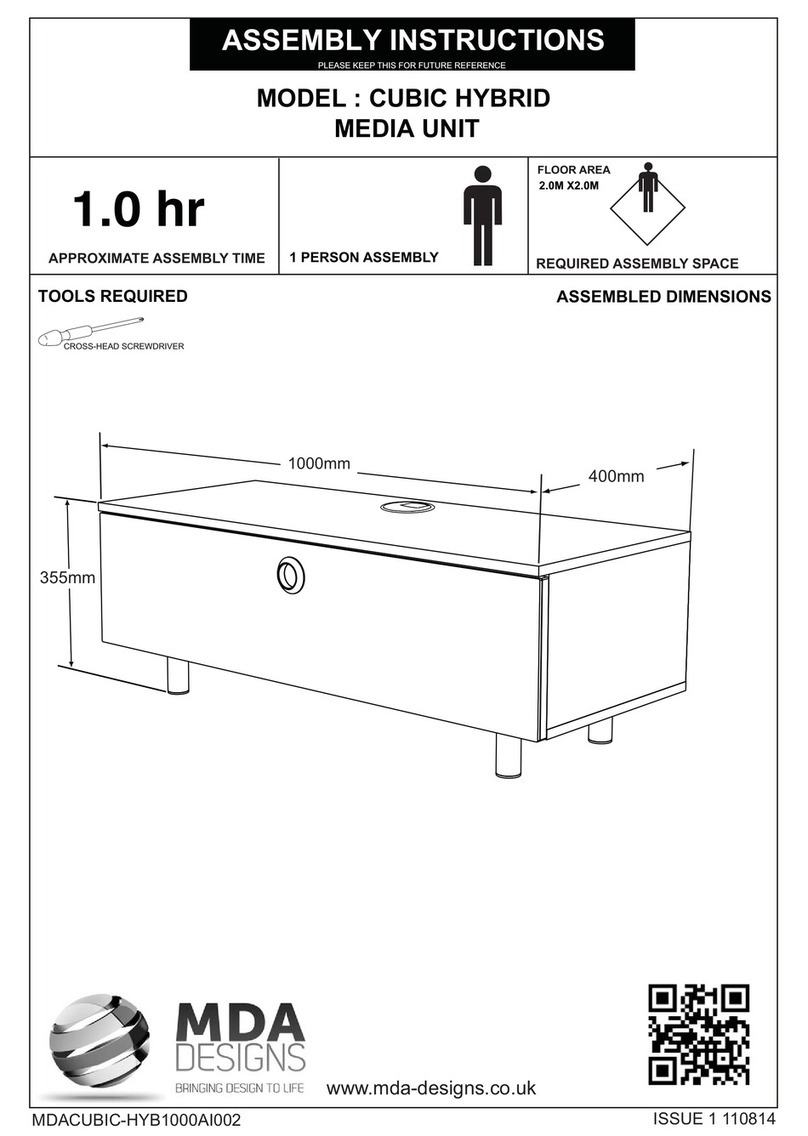 MDA DESIGNS CUBIC HYBRID 507945045257 Assembly instructions MDA DESIGNS CUBIC HYBRID 507945045257 Assembly instructions