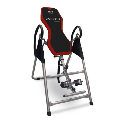 BH FITNESS ZERO G400 Instructions for assembly and use
