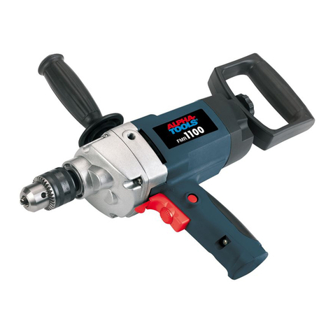 Alpha tools FMR 1100 operating instructions