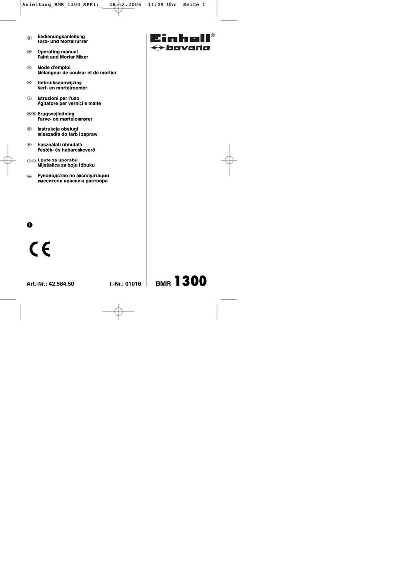 EINHELL Bavaria BMR 1300 operating manual