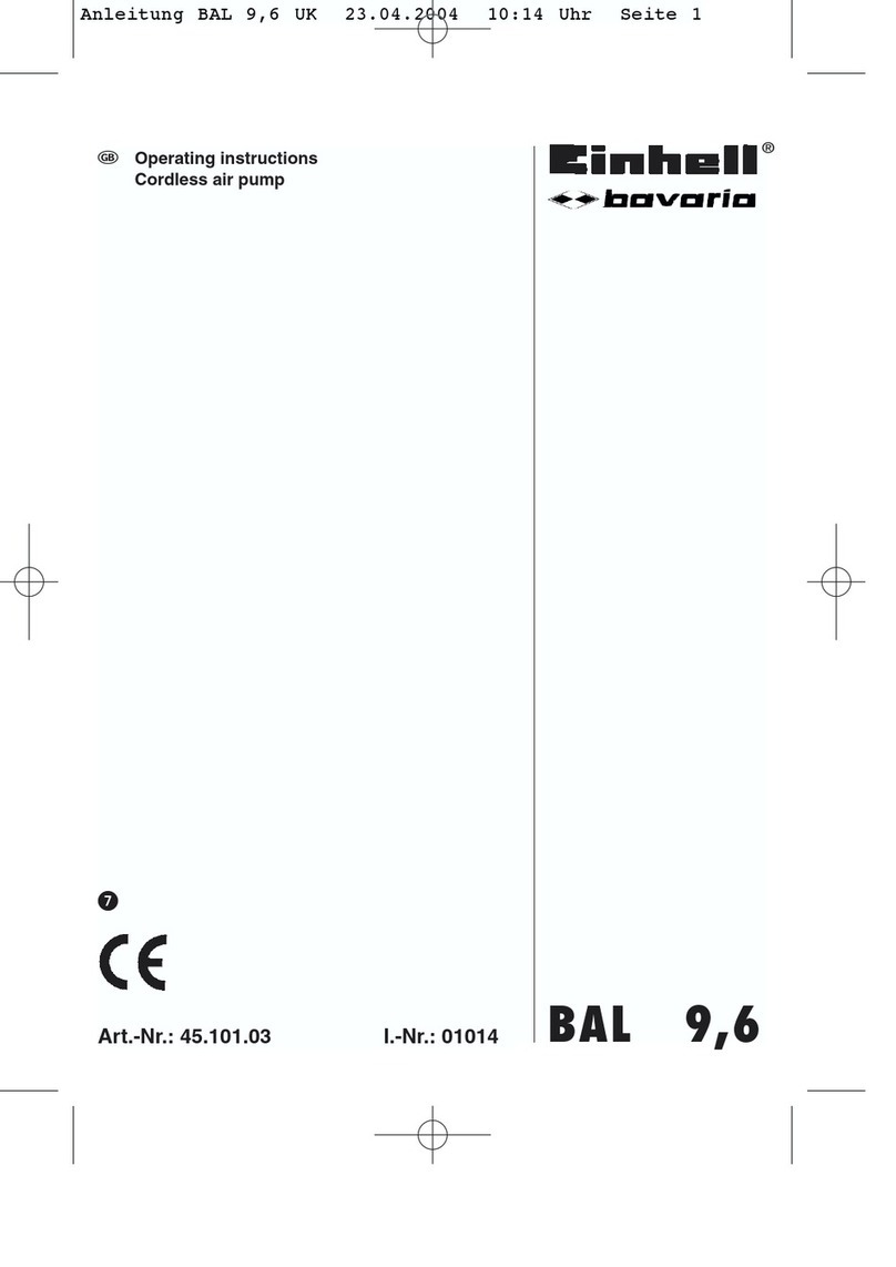EINHELL Bavaria BAL 9,6 operating instructions