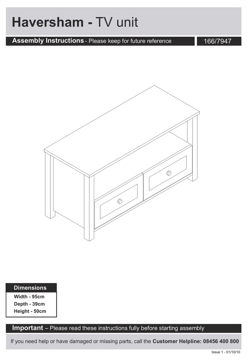 unbranded Haversham 166/7947 Assembly instructions