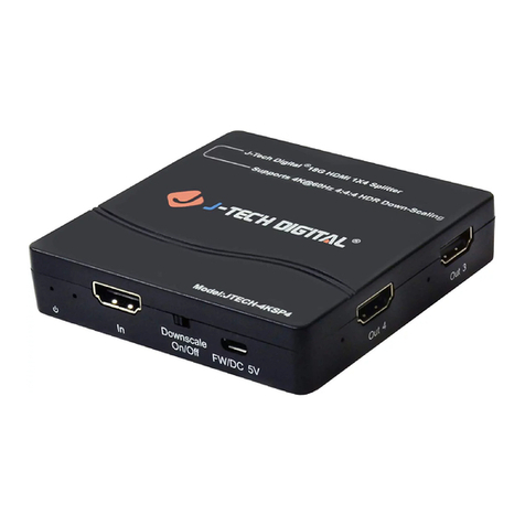 J-Tech Digital JTECH-4KSP4 User manual J-Tech Digital JTECH-4KSP4 User manual