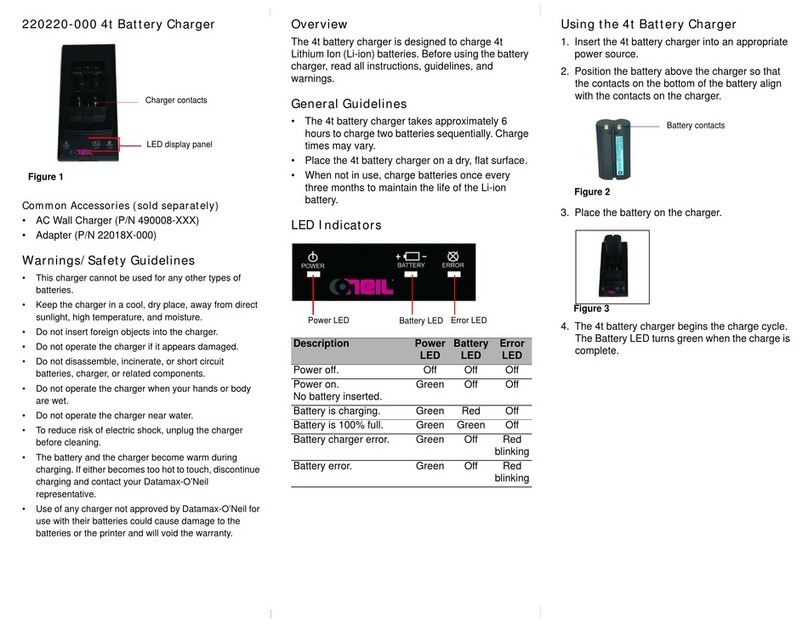 Datamax 220220-000 instruction sheet