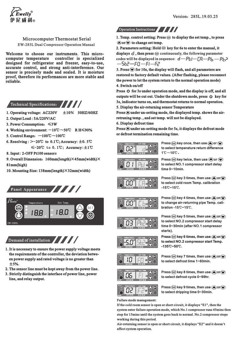 EWELLY EW-285L Operation manual