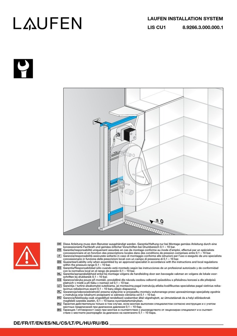 Laufen LIS CU1 8.9266.3.000.000.1 manual Laufen LIS CU1 8.9266.3.000.000.1 manual