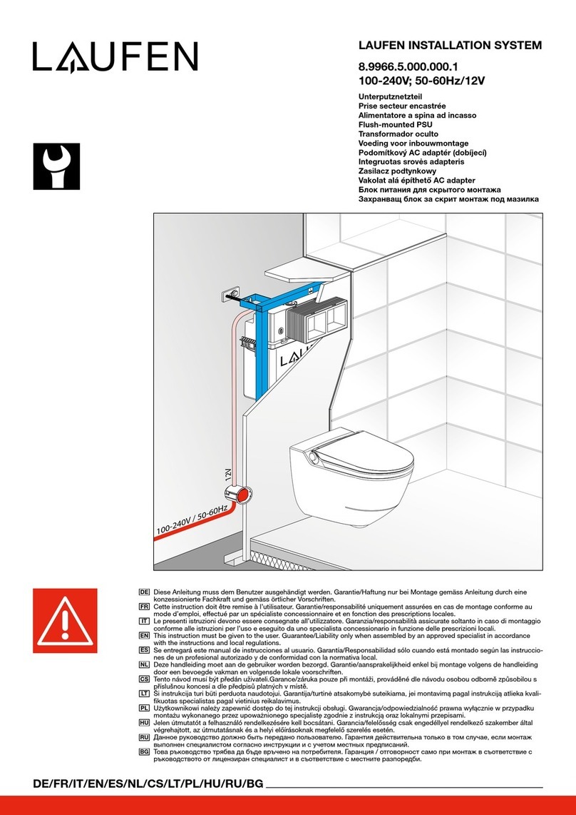 Laufen 8.9966.5.000.000.1 manual