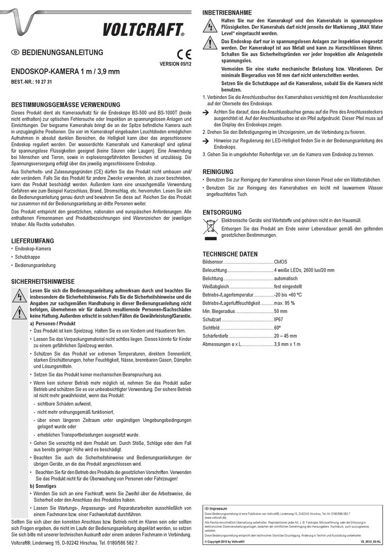 VOLTCRAFT 10 27 31 operating instructions