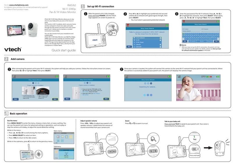 V-tech RM5762 User manual