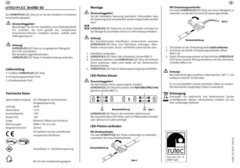 RUTEC VARDAFLEX 3inONE-30 manual