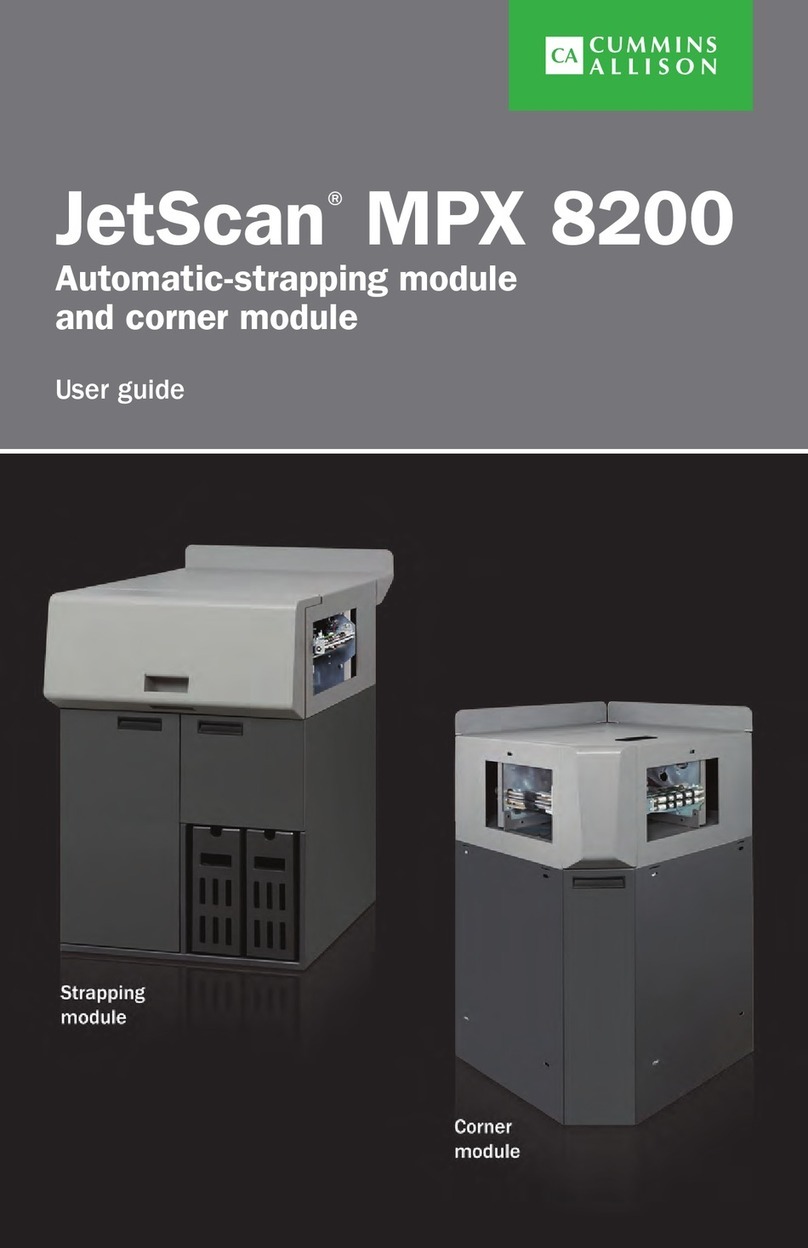 CUMMINS ALLISON JetScan MPX 8200 user guide