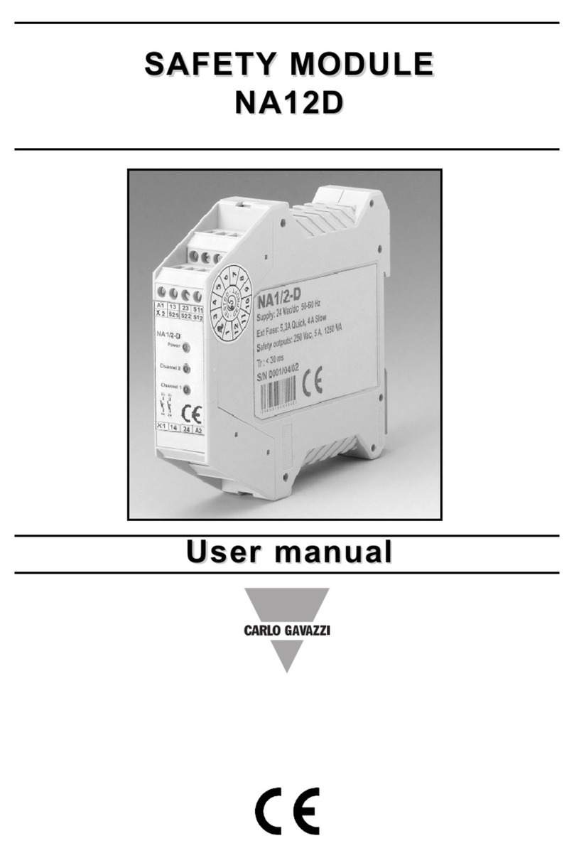CARLO GAVAZZI NA12D user manual