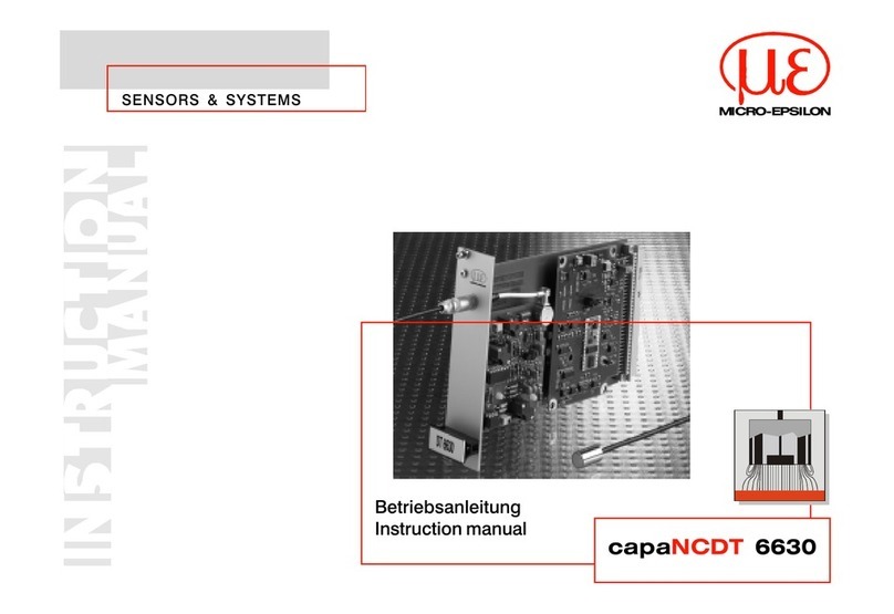 MICRO-EPSILON capaNCDT 6630 instruction manual