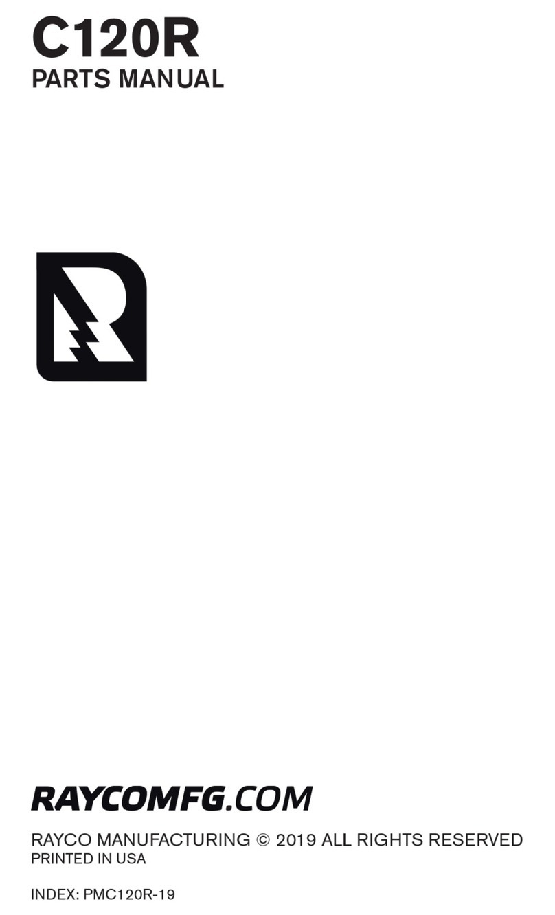 Rayco C120R 2019 User manual
