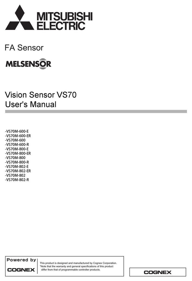 Mitsubishi Electric MELSENSOR VS70 Series user manual