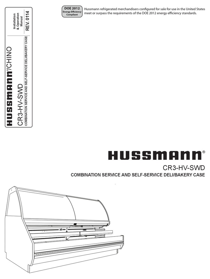 Hussmann CR3-HV-SWD User manual