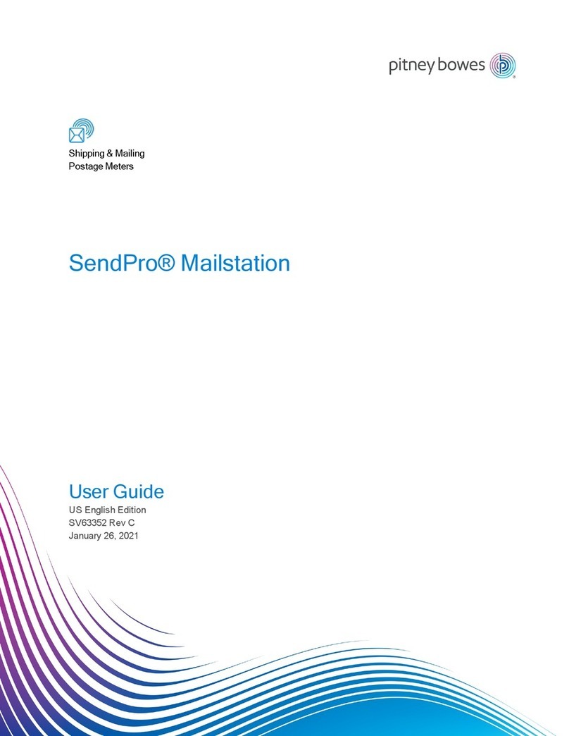 Pitney Bowes SendPro User manual