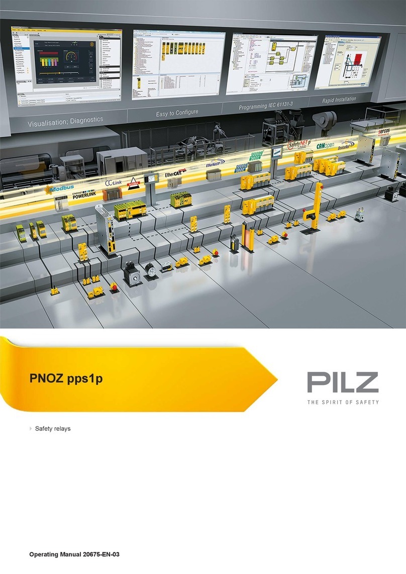 Pilz PNOZ pps1p User manual