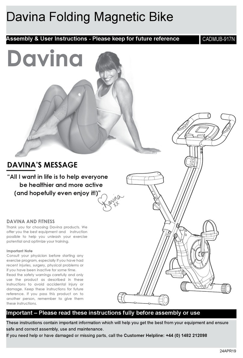Davina CADMUB-917N Assembly & user instructions