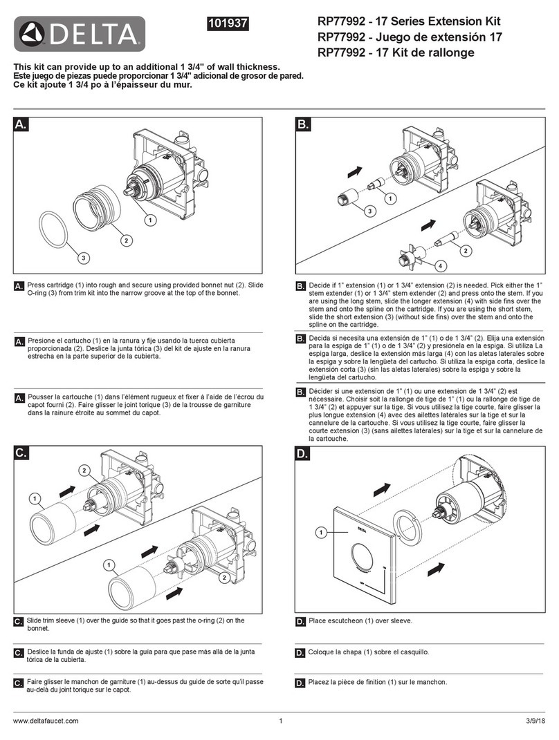 Delta RP77992 User manual