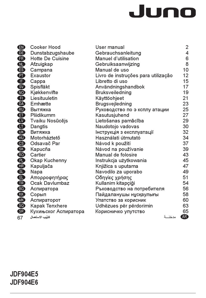 JUNO JDF904E5 User manual