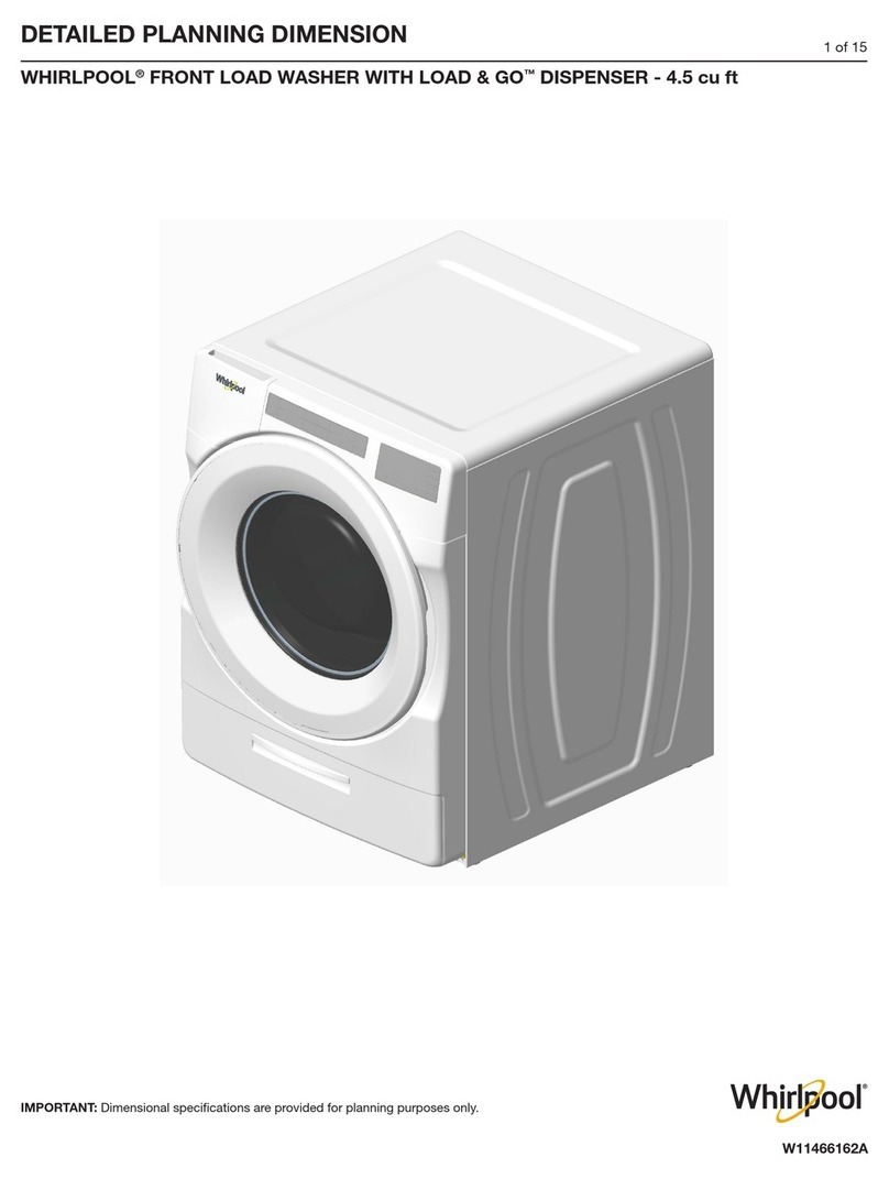 Whirlpool WFW5620HW User manual
