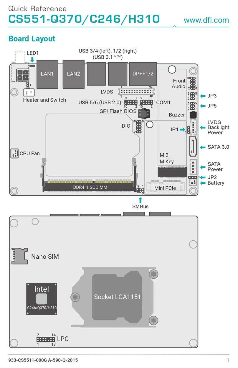 DFI CS551-Q370 quick reference