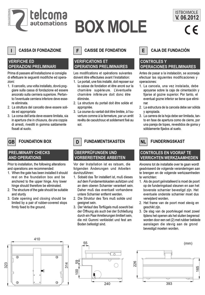 Telcoma Automations BOX MOLE manual
