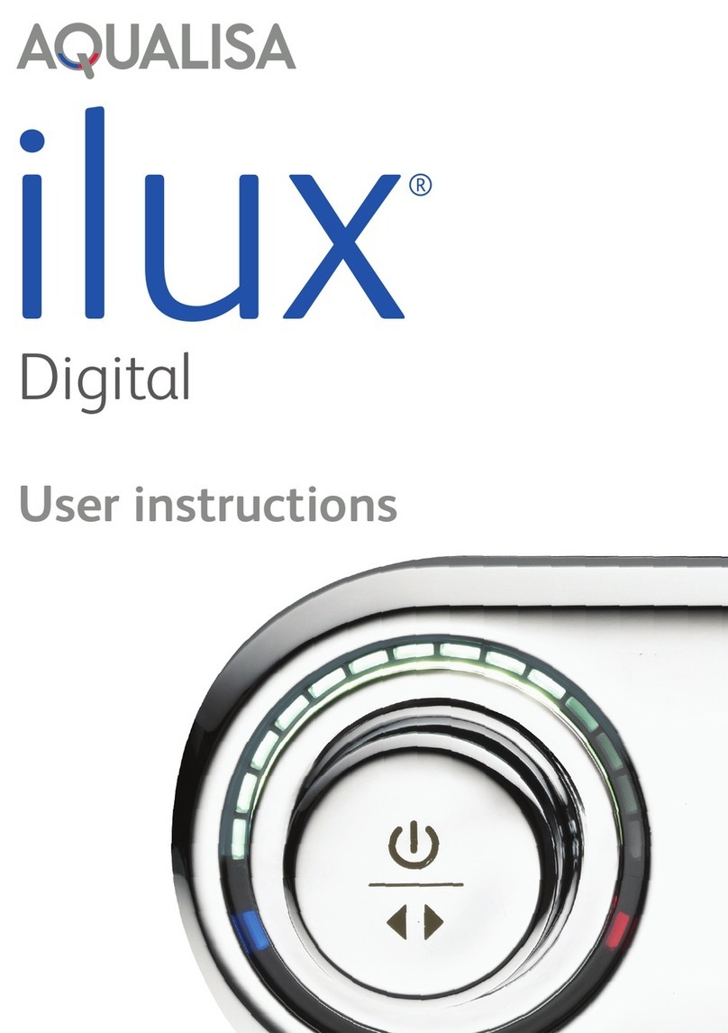 Aqualisa ilux Digital Series User instructions