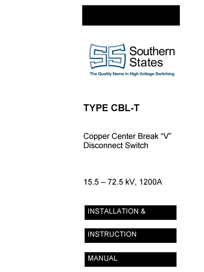 Southern States CBL-T Installation instructions manual