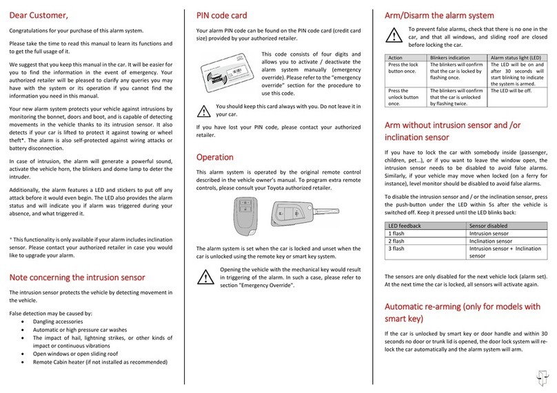Toyota VSS4 owner's manual