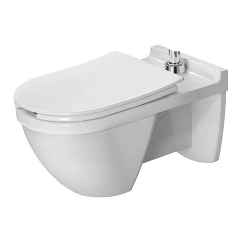 DURAVIT Starck 3 2229090000 Mounting instructions