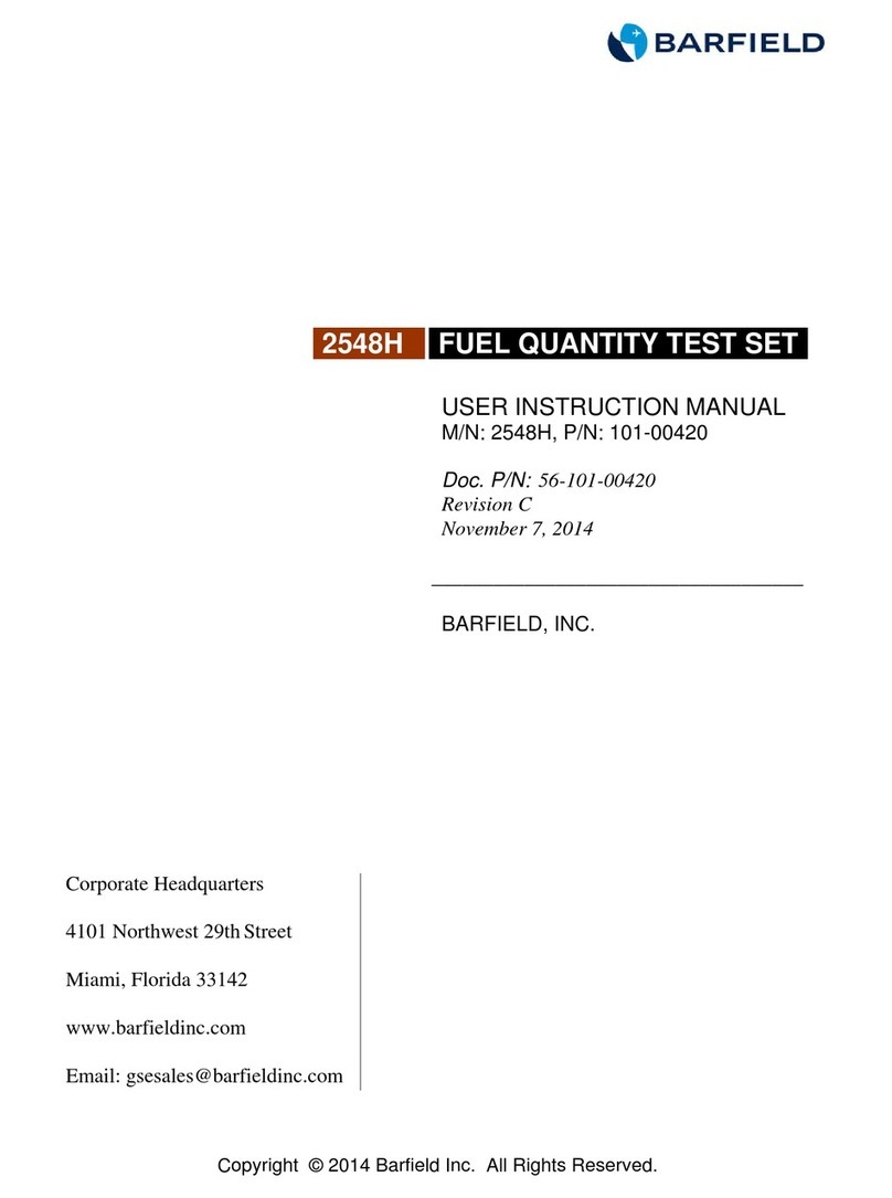 barfield 2548H Operator's manual barfield 2548H Operator's manual